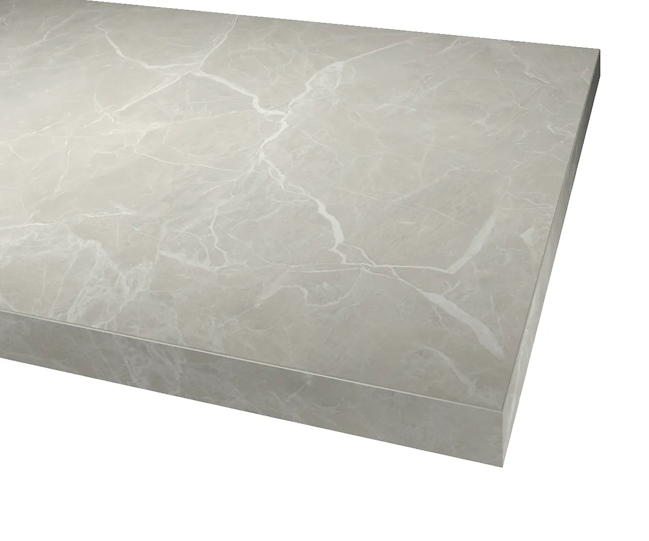 Benkeplate ABS 29x3020x610 mm marble grey