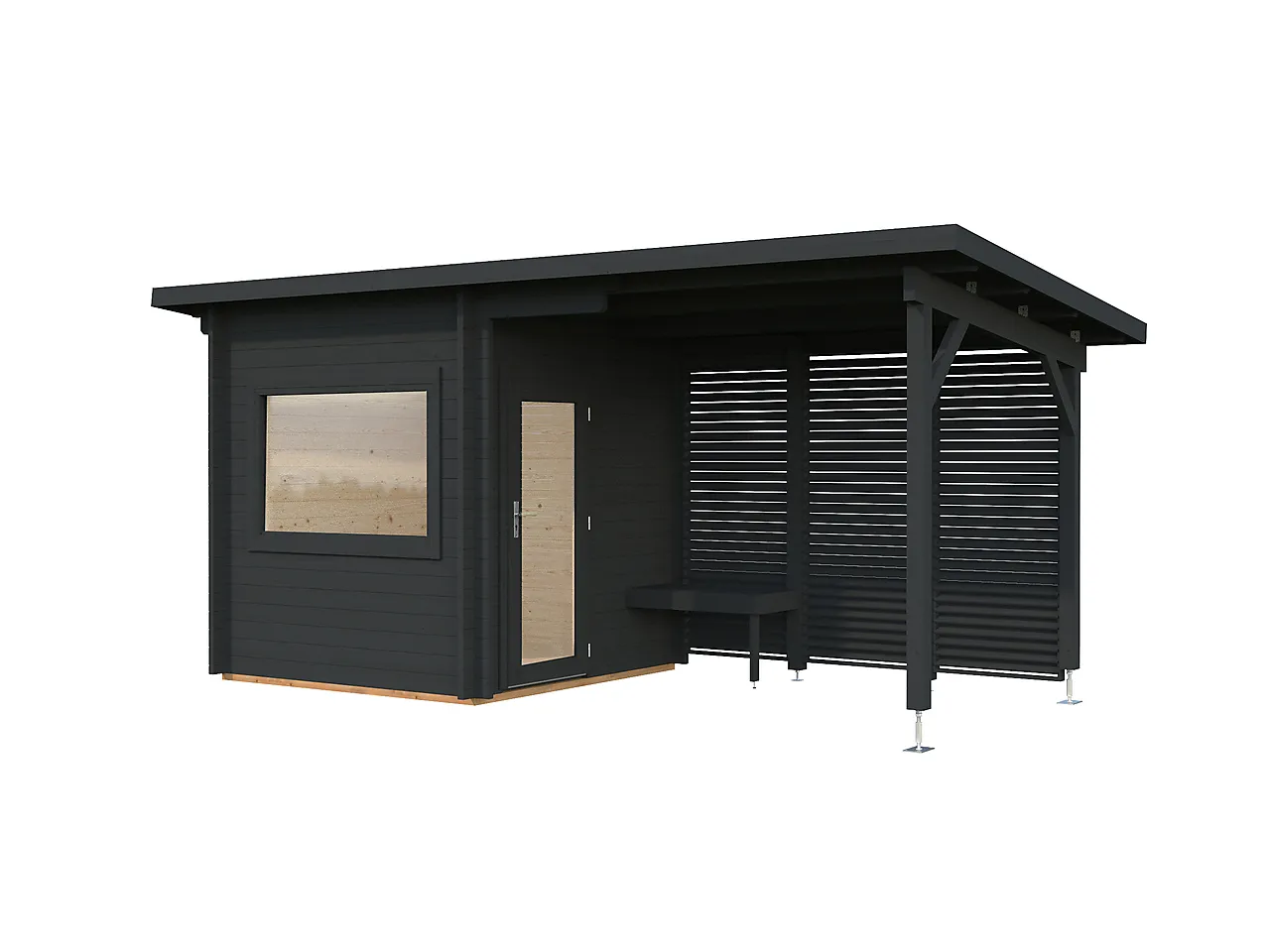 Badstue Sanna 4,1+5,9 m2 Badstue Sanna 4,1+5,9 m2