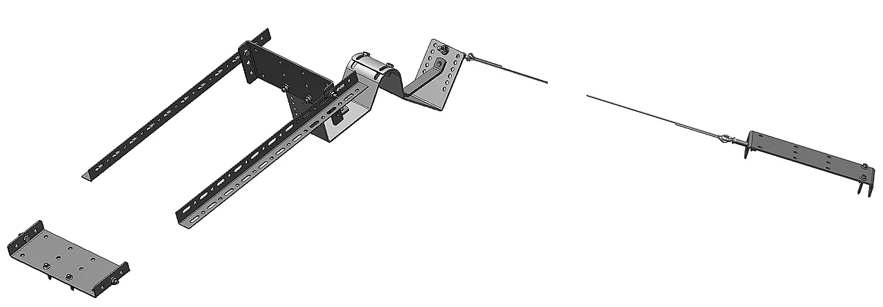 Innf.pk takstige tls torv sort ral 9005