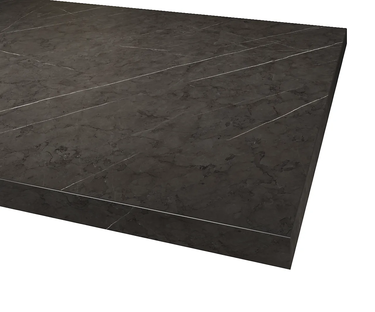 Benkeplate ABS 29x3020x610 mm stone dark