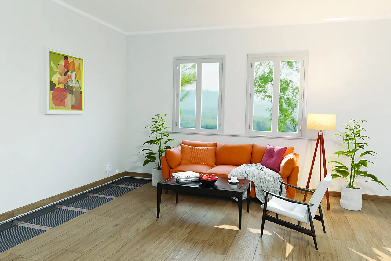 Varmefolie 60W/m² 1,2 x 5,15 meter null - null - 3 - Miniatyr