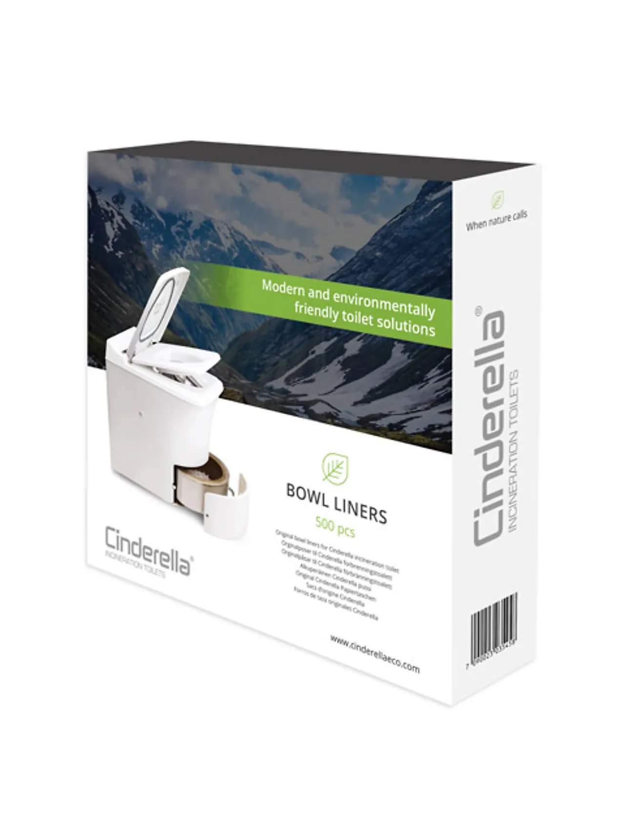 Cinderella papirposer 500 stk Cinderella papirposer 500 stk