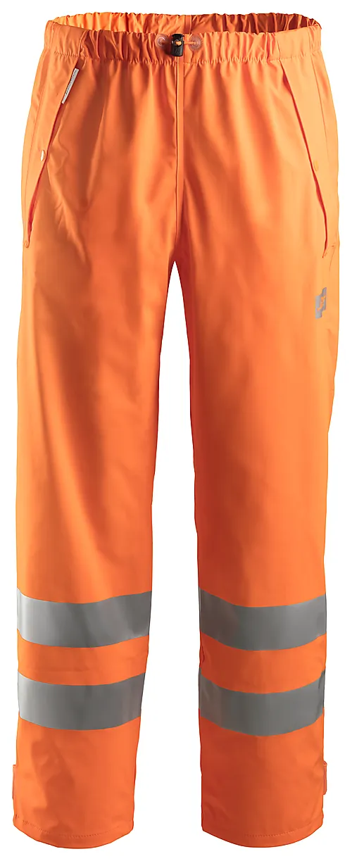 Regnbukse 8243 PU High Vis kl.2 oransje M