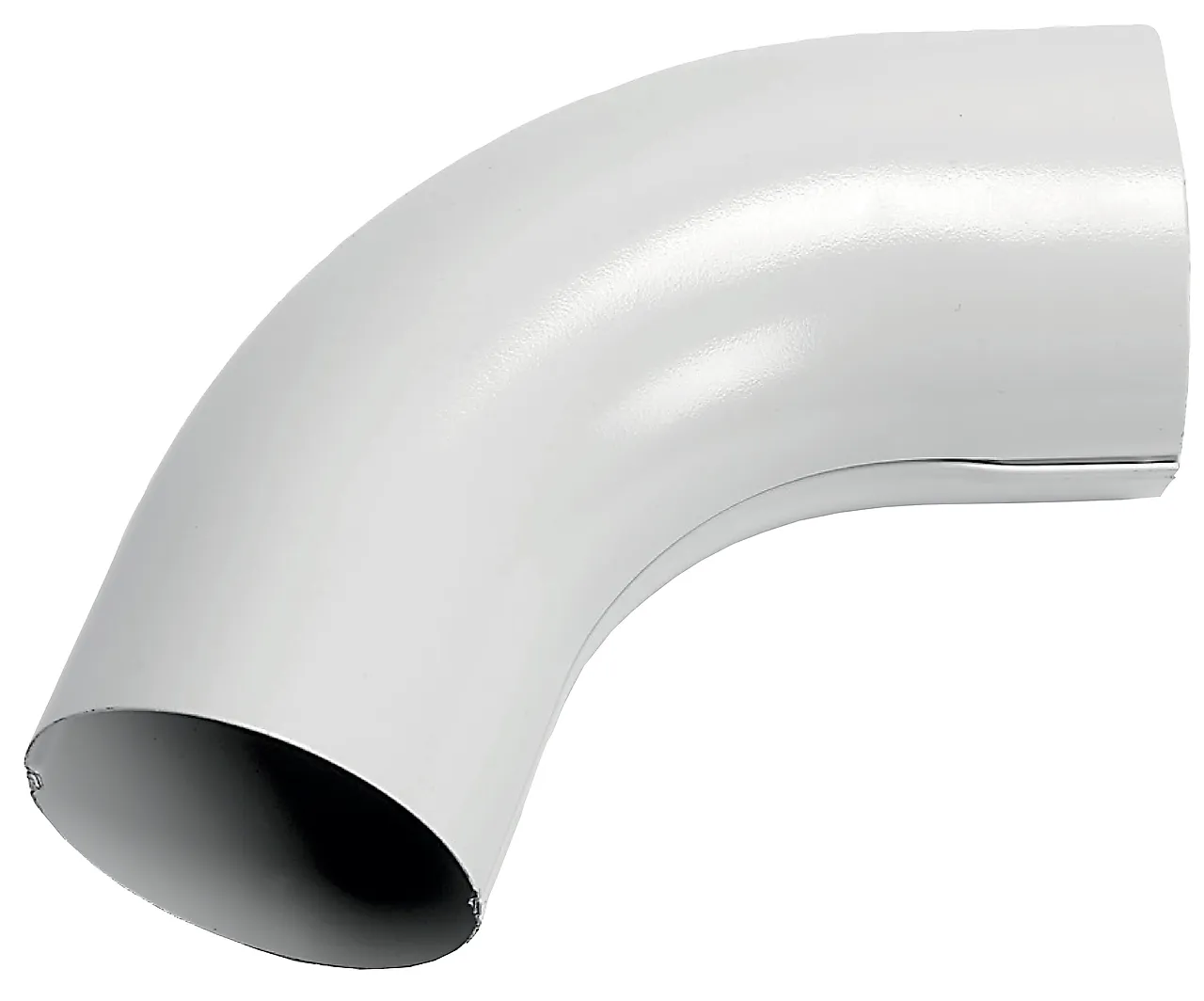 Bend 19 70° 75 mm stål hvit Bend 19 70° 75 mm stål hvit