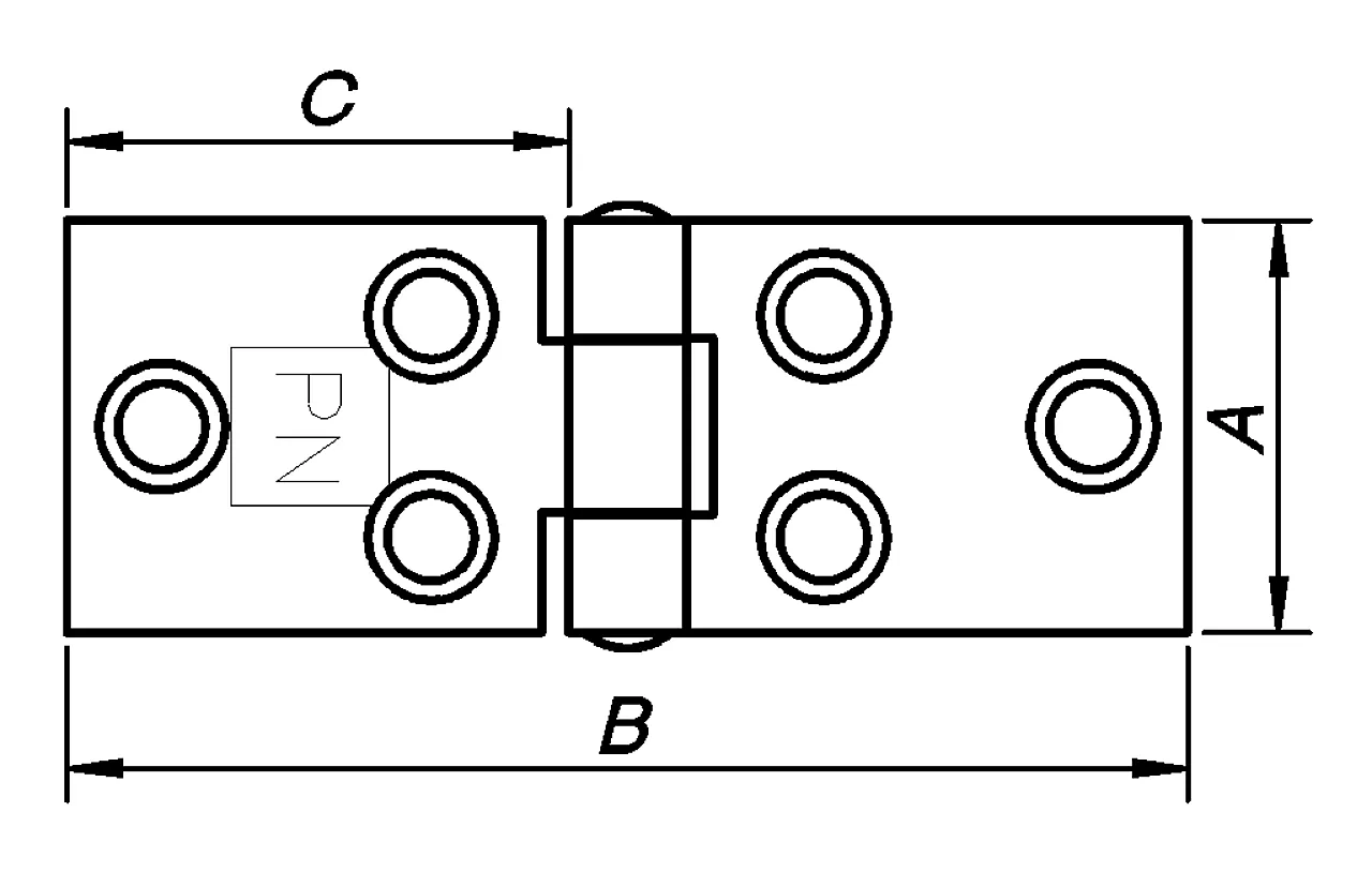 Bladhengsler elforzinket 2 stk 38 mm null - null - 2 - Miniatyr
