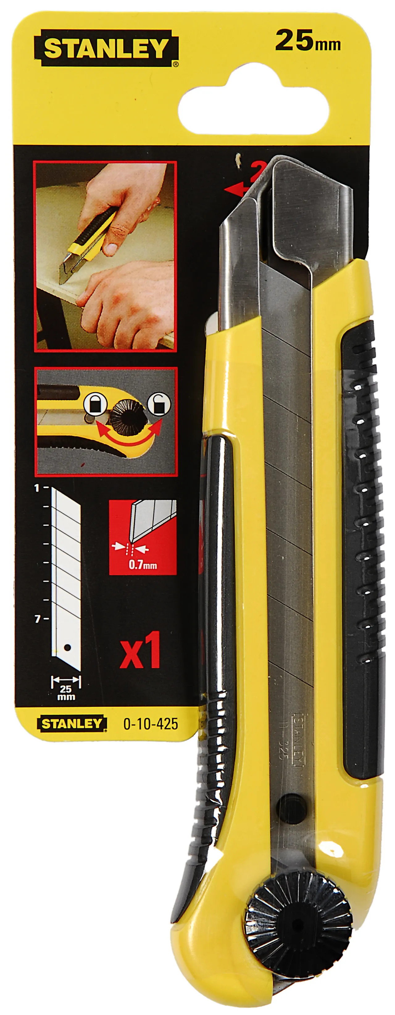 Kniv 25 mm Brekk-Av Snap Off Blade Kniv 25 mm Brekk-Av Snap Off Blade