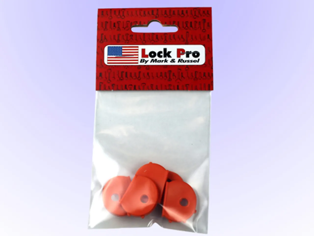 Nøkkelkappe orange 5-pk gds