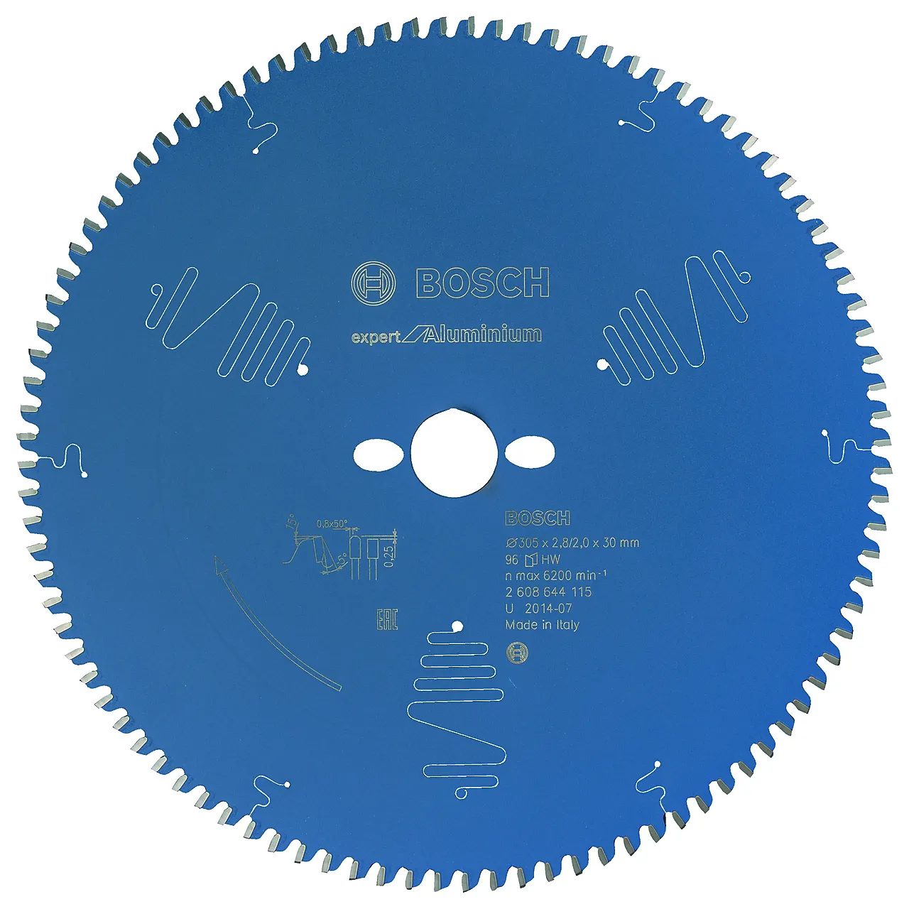 Sirkelsagblad expert for aluminium ø 305x30x2,8 mm 96 tenner