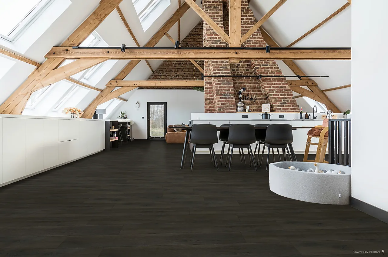 Vinylgulv Naturals Raven med korkunderlag Vinylgulv Naturals Raven med korkunderlag