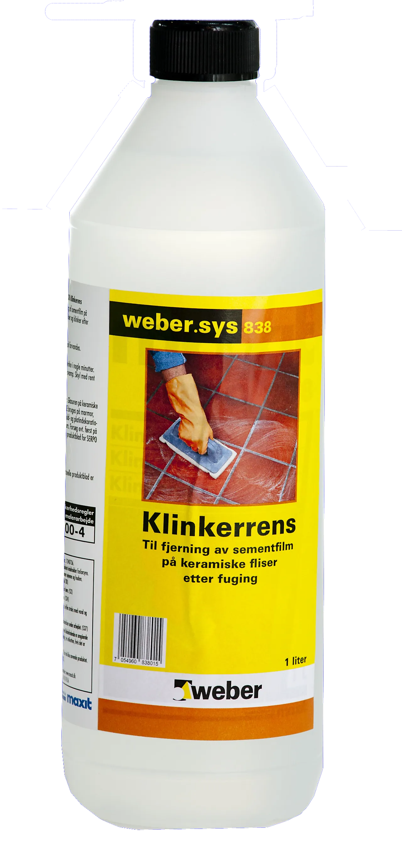 SYS 838 Klinkerrens 1 liter renseveske SYS 838 Klinkerrens 1 liter renseveske