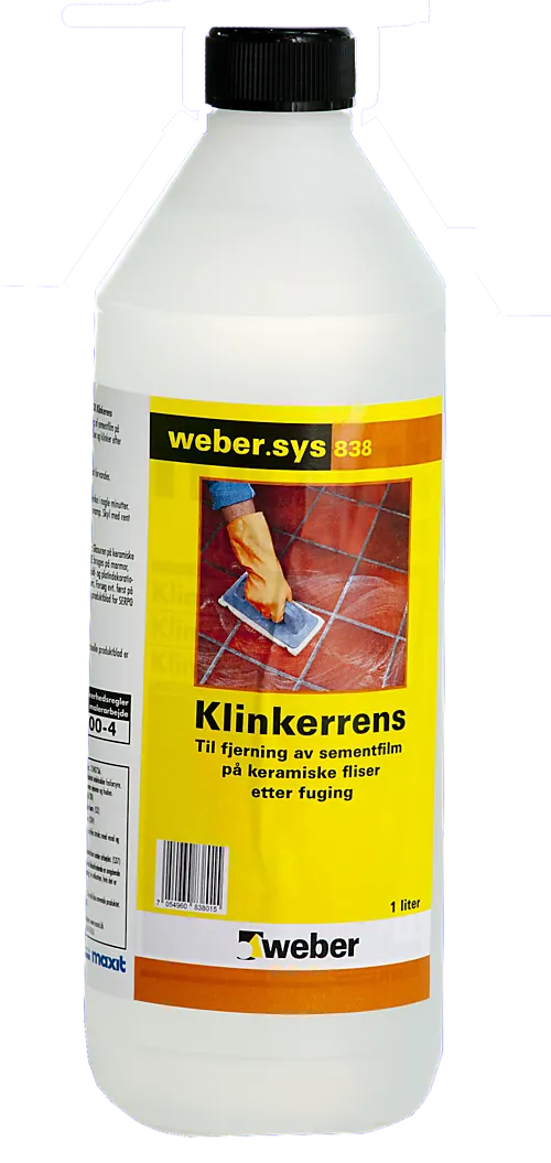 SYS 838 Klinkerrens 1 liter renseveske