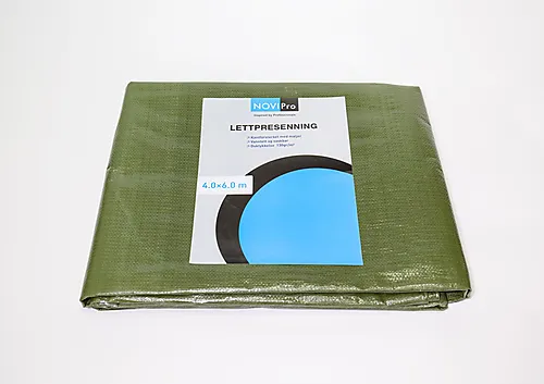 Presenning grønn 4x6 meter 130 gr/m2