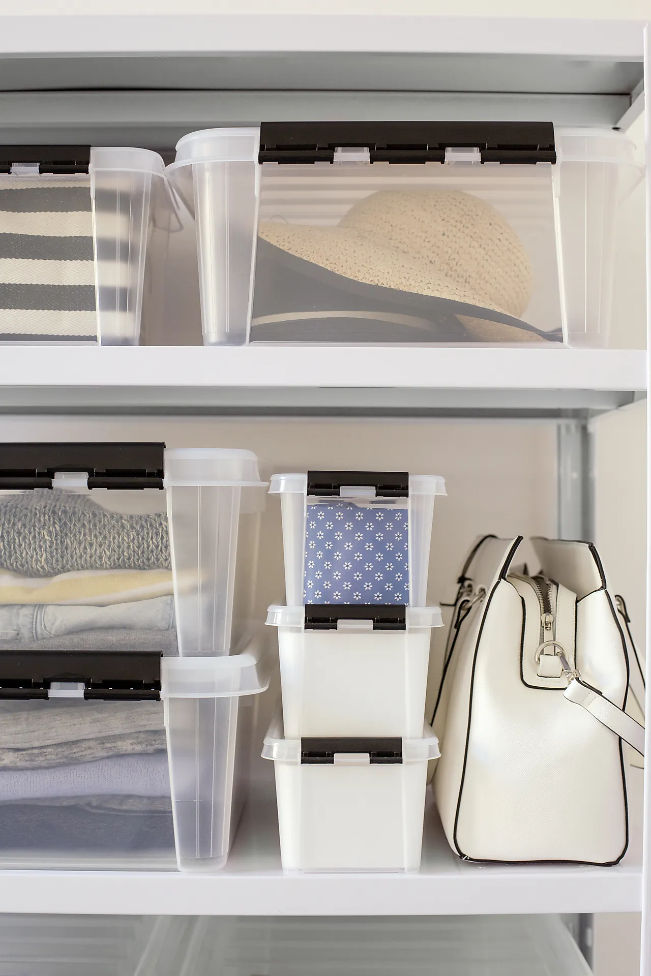 Oppbevaringsboks classic 4 med lokk 3,5 liter 40X15X12 cm null - null - 3 - Miniatyr