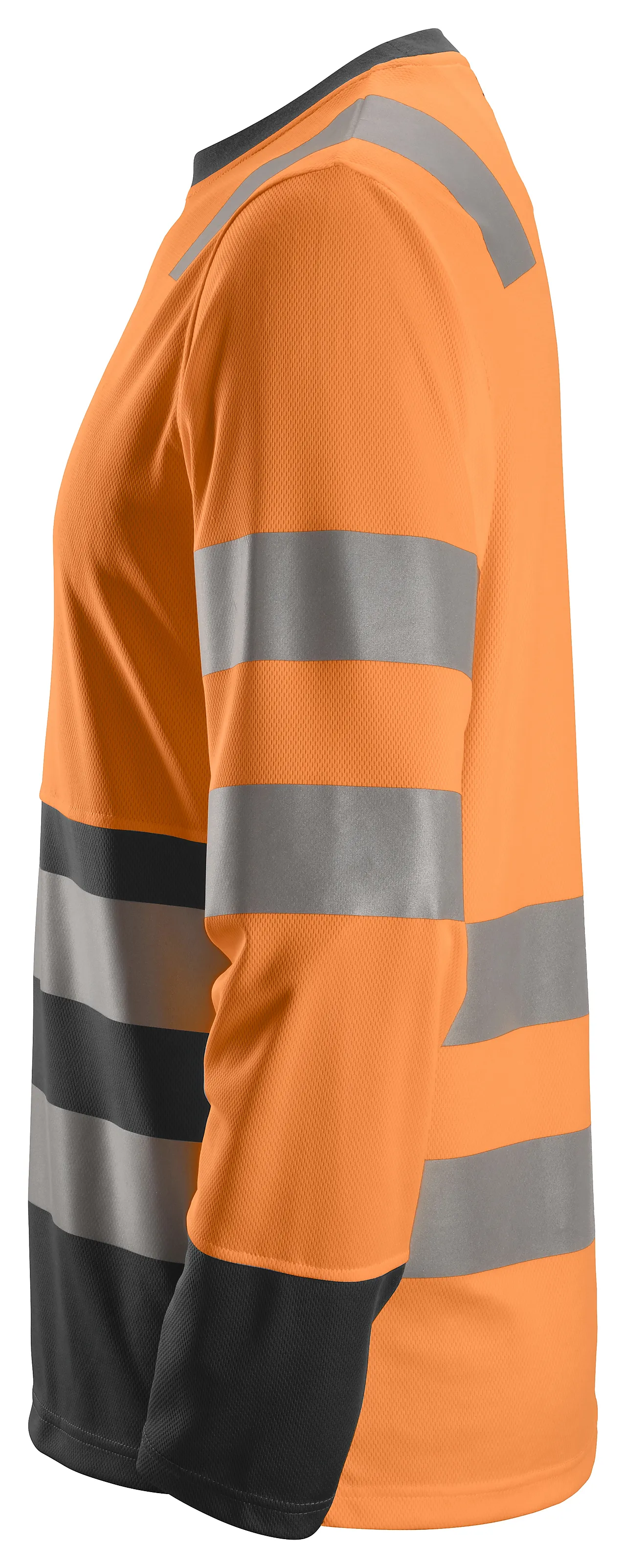 Arbeidstrøye high-vis oransje/sort str 3XL null - XXXL - 3 - Miniatyr