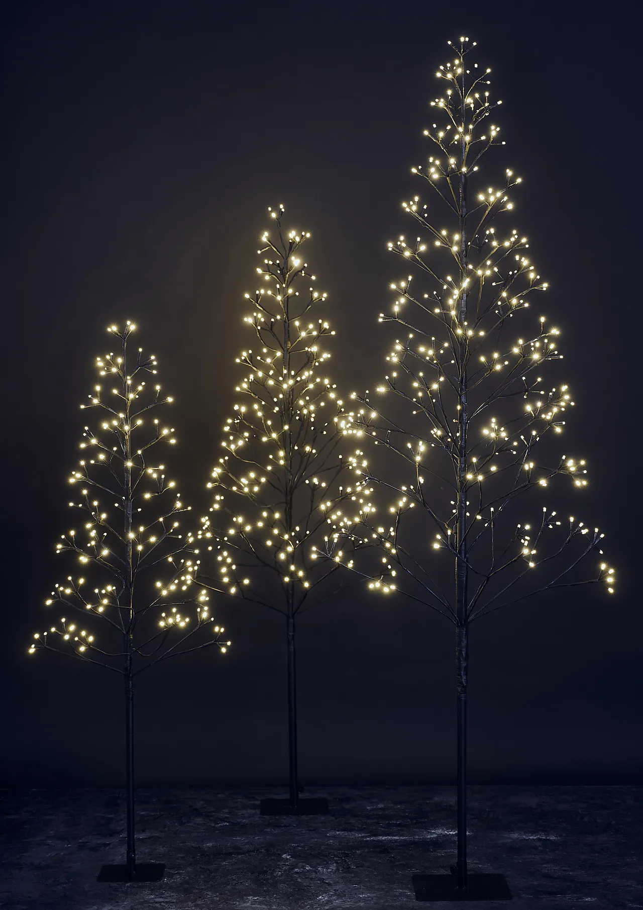 Lystre med 160 LED-lys og timer 1,2 meter