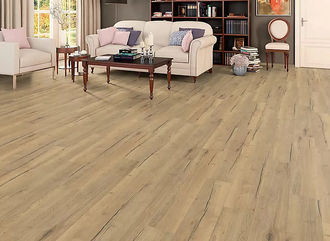 Laminatgulv 1-stav natur eik 8 mm Laminatgulv 1-stav natur eik 8 mm