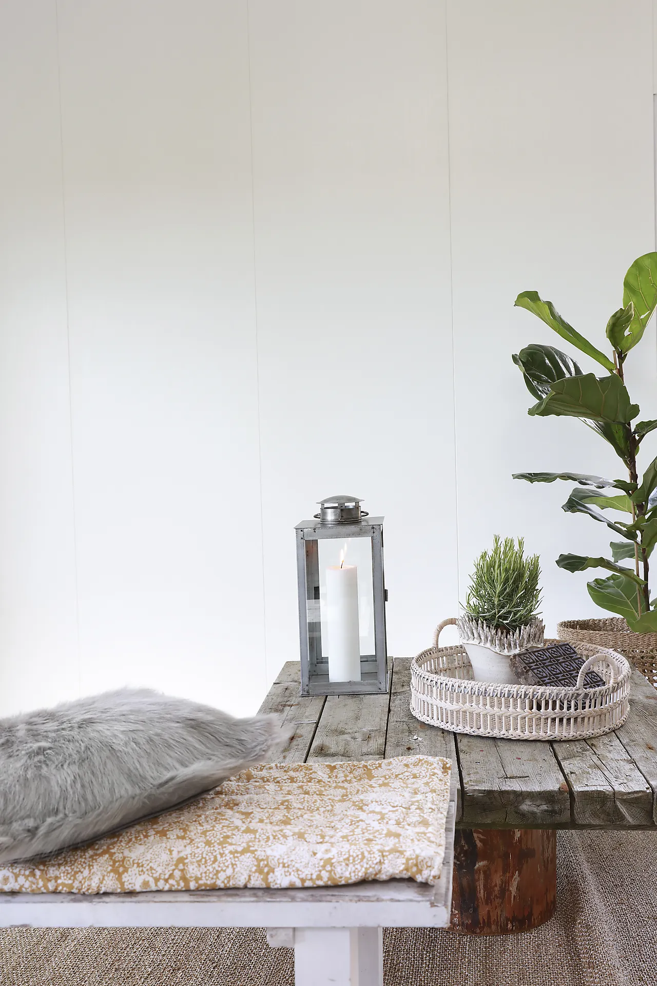 Veggplate trefiber mikrofuge hvit/bomull 11x620x2740 mm null - null - 3 - Miniatyr