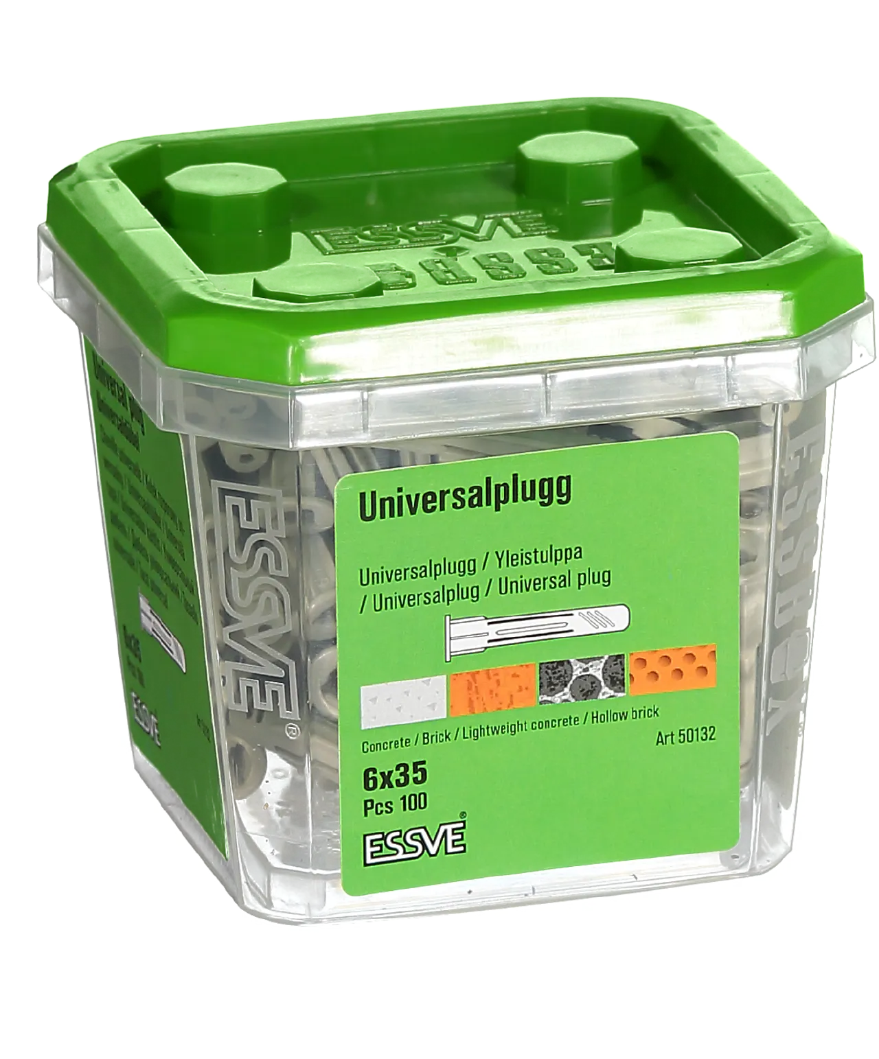 Universalplugg 6x35 a-100 polyethylen null - null - 2 - Miniatyr