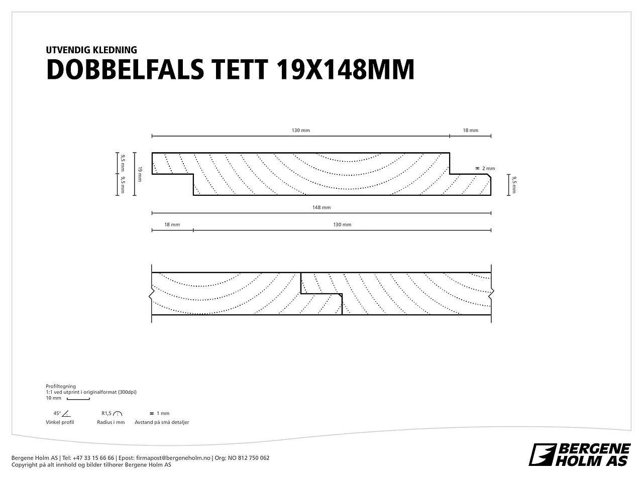 Gran 19x148 df tett mellomstr spesialfarge kledning grunning og mellomstrøk null - null - 2 - Miniatyr