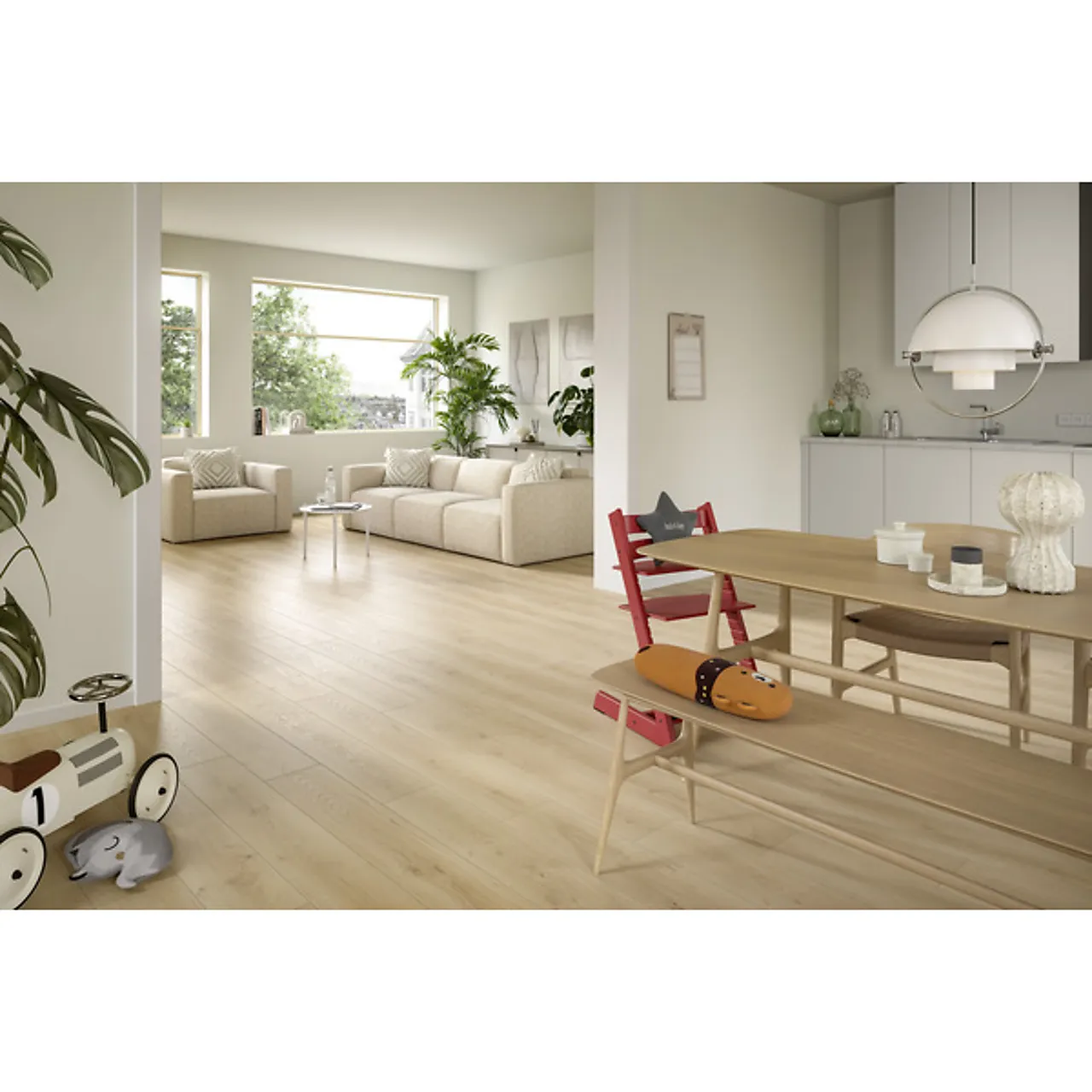 Opus Aqua laminatgulv Sand Eik