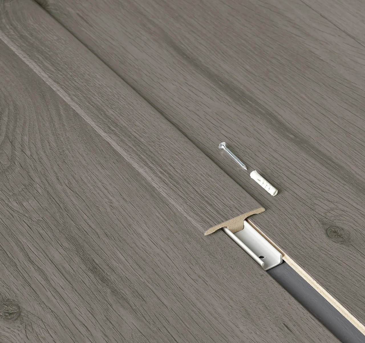 Overgangslist jazz grå 11,1x44x2400 mm