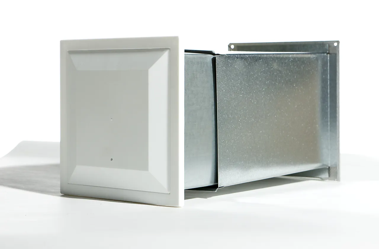 Teleskopventil 15x15x40 cm Lengde 25-40 cm