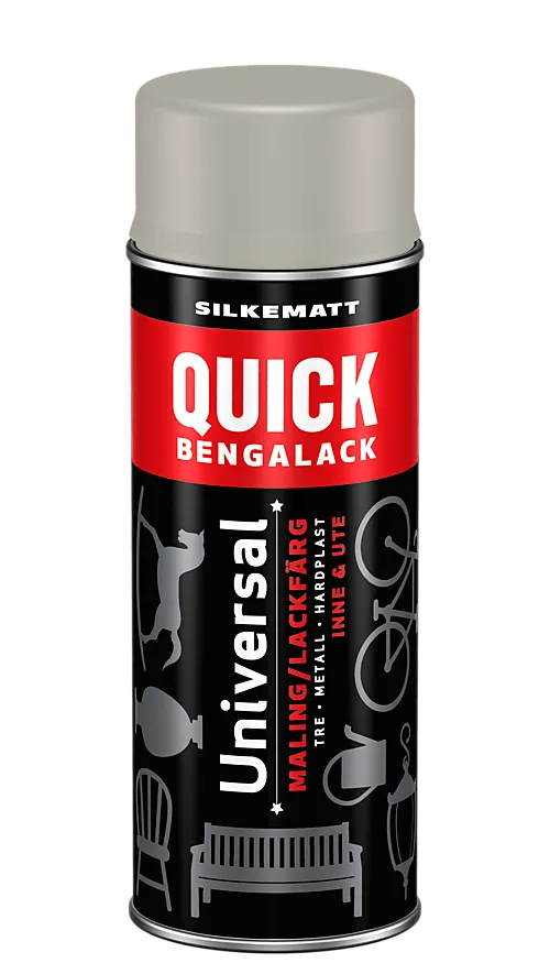 Bengalack spray riddergrå silkematt 400 ml