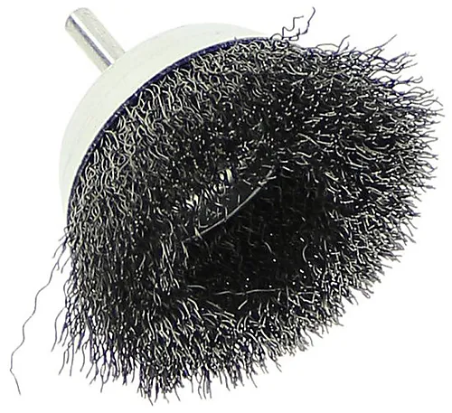 Stålbørste bølget tråd 0,3 mm 75x40x6 mm
