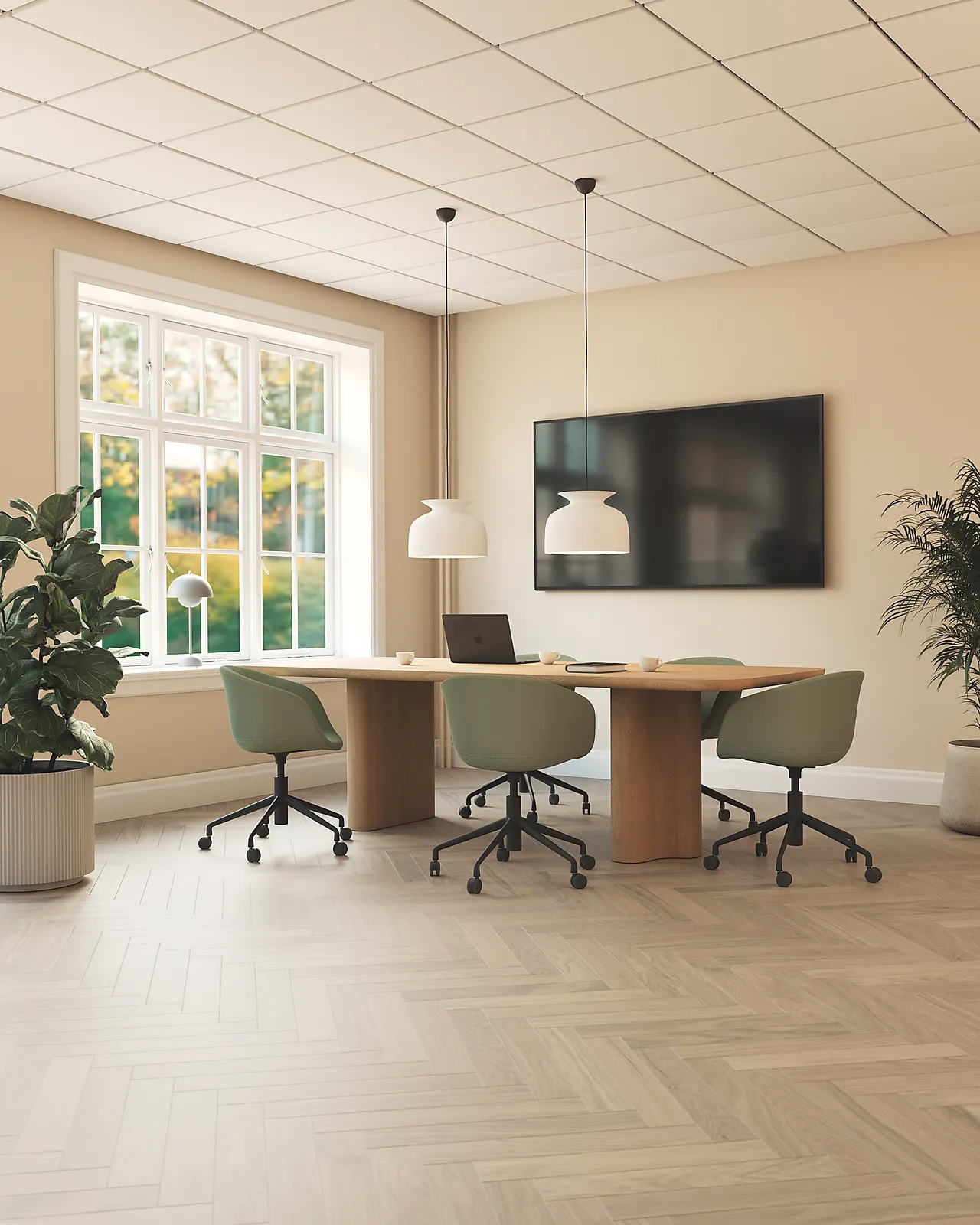 Fiskeben gulv Ervalla eik misty white null - null - 3 - Miniatyr