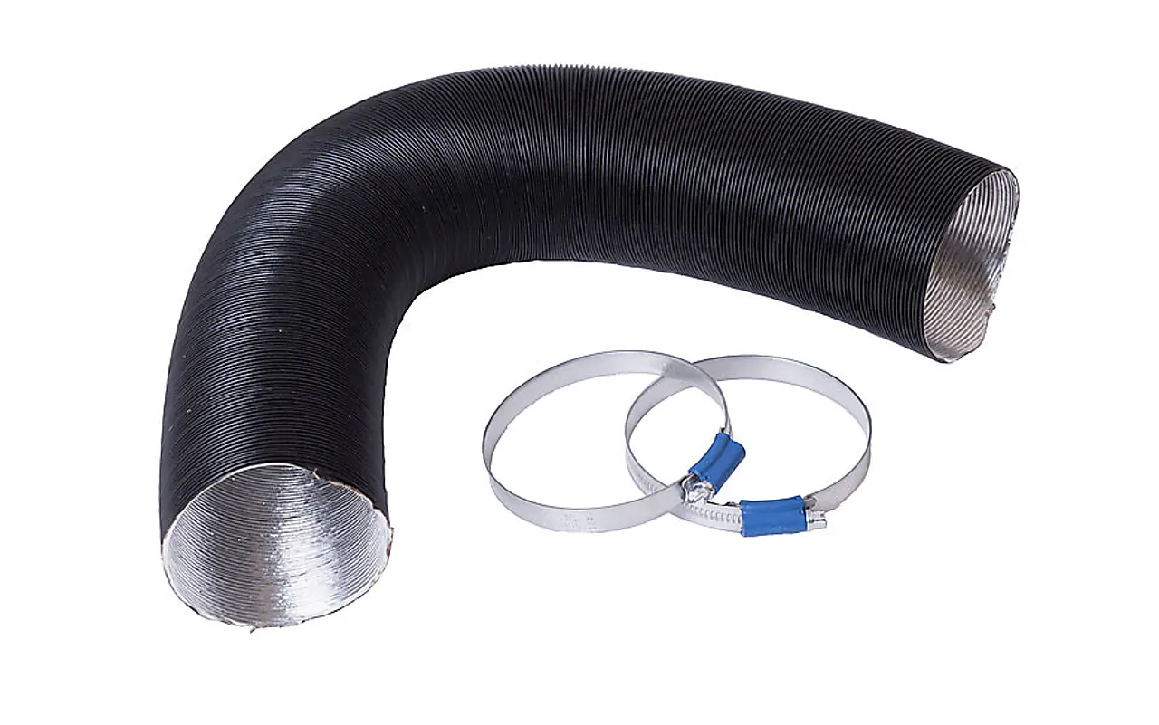 Flexirør med klemmer 100 mm Flexirør med klemmer 100 mm