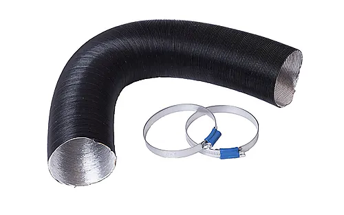 Flexirør med klemmer 100 mm