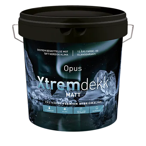 Xtremdekk matt hvit 2,7L