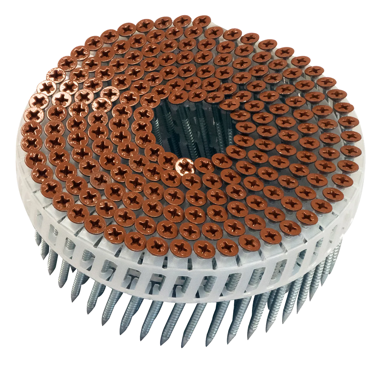 Spikerskrue 2,80x50 mm rød ss 200 stk/coil