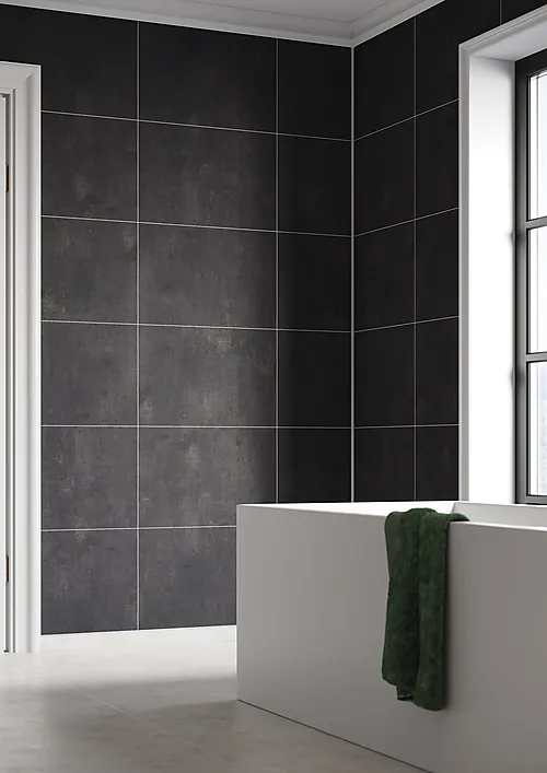 Baderomsplate lentini dark flis 60x40 cm 11x620x2400 mm