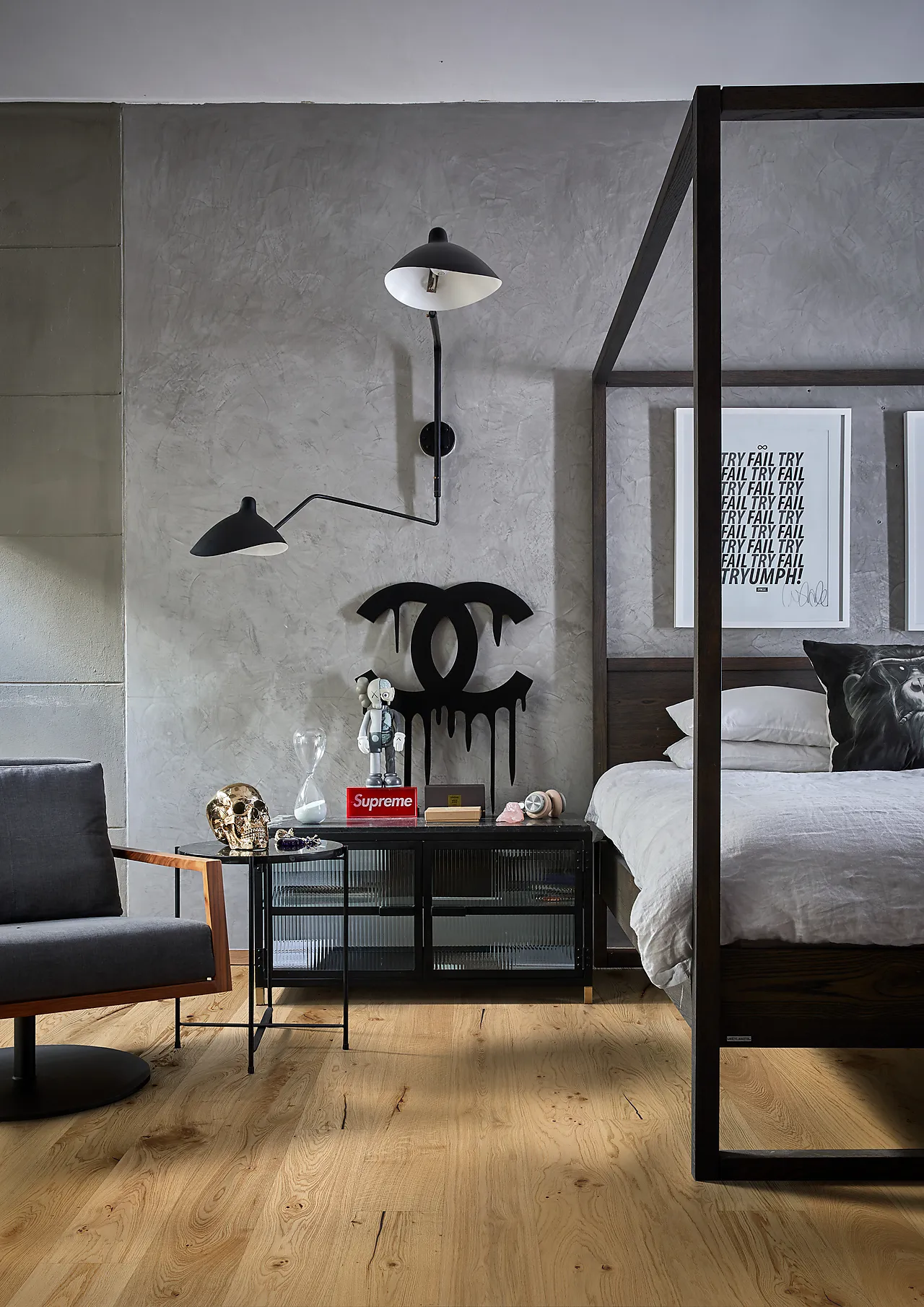 Kährs parkett Eik Rochford 1-stav børstet 18,7x227 cm