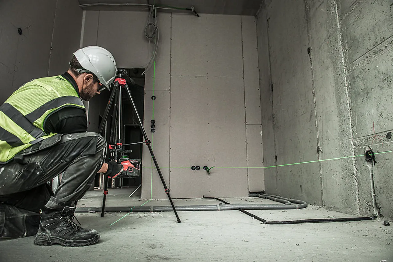 Laserstativ justerbart aluminium 72-180 cm Laserstativ justerbart aluminium 72-180 cm