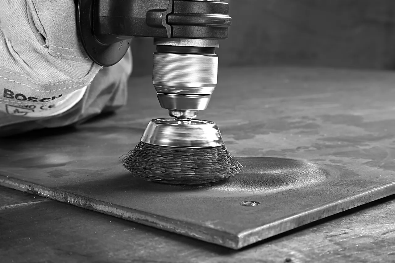 Koppbørste stål ø50mm innf ø6 0,2 b ølget null - null - 2 - Miniatyr