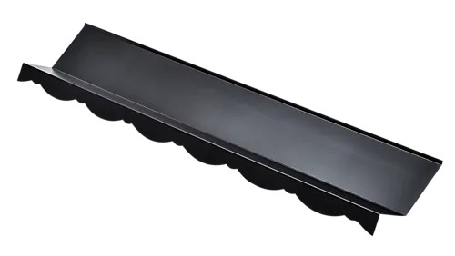 Overgang front exclusive matt sort lengde 1250mm isola