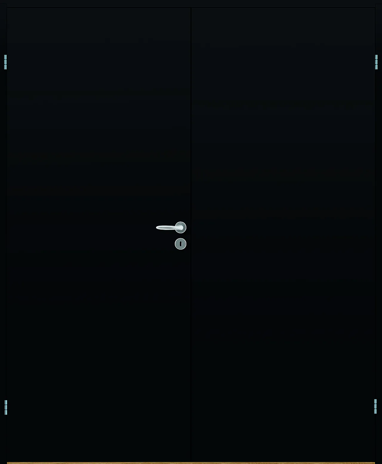 Dobbel innerdør Sletten Kompakt svart 153x210 cm Dobbel innerdør Sletten Kompakt svart 153x210 cm