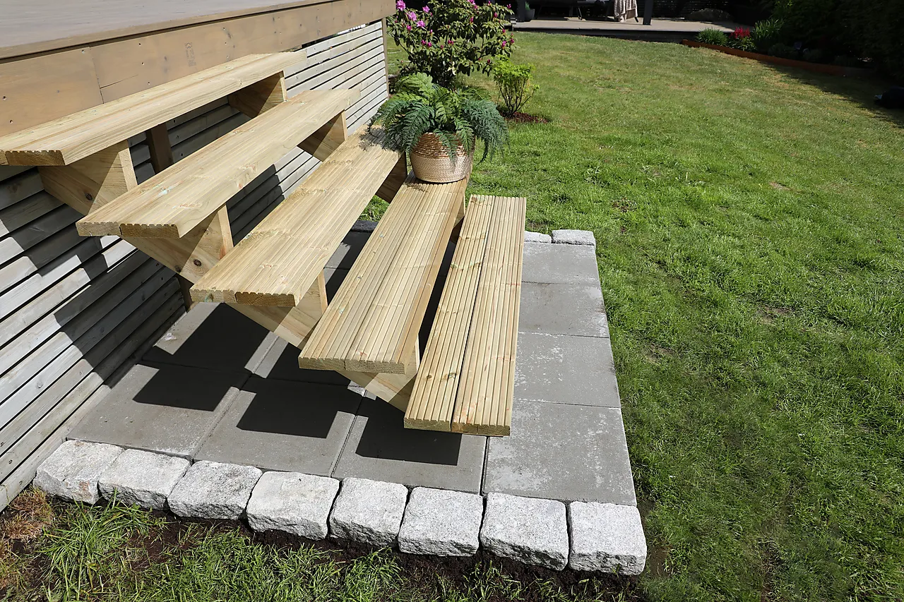 Trappevange 4-trinn cu-impregnert null - null - 3 - Miniatyr