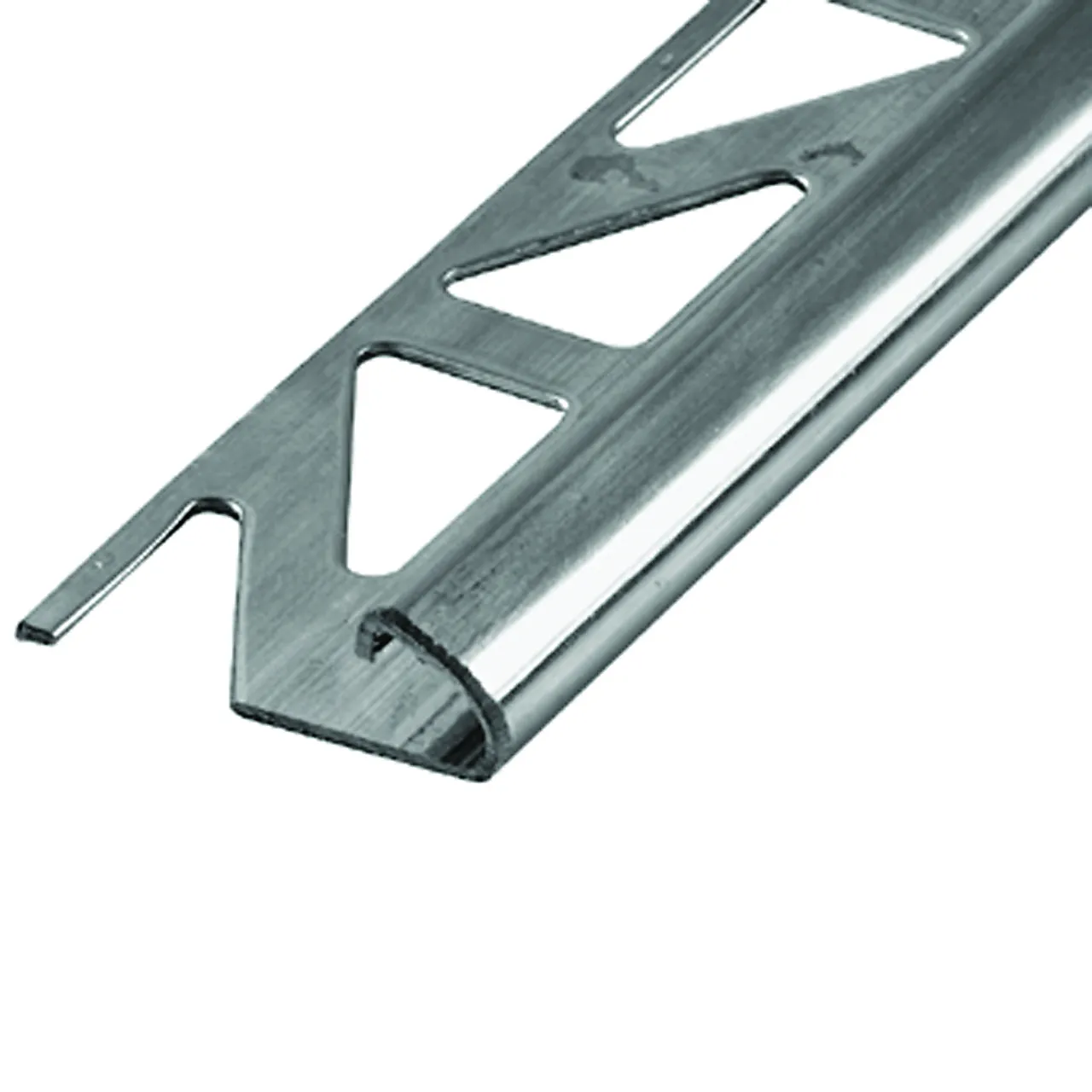 Flislist 8mm rustf stål 2,5m Flislist 8mm rustf stål 2,5m