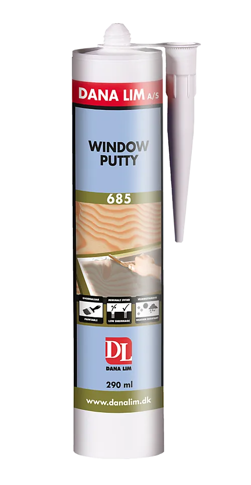 Kitt window putty 685 290ml hvit