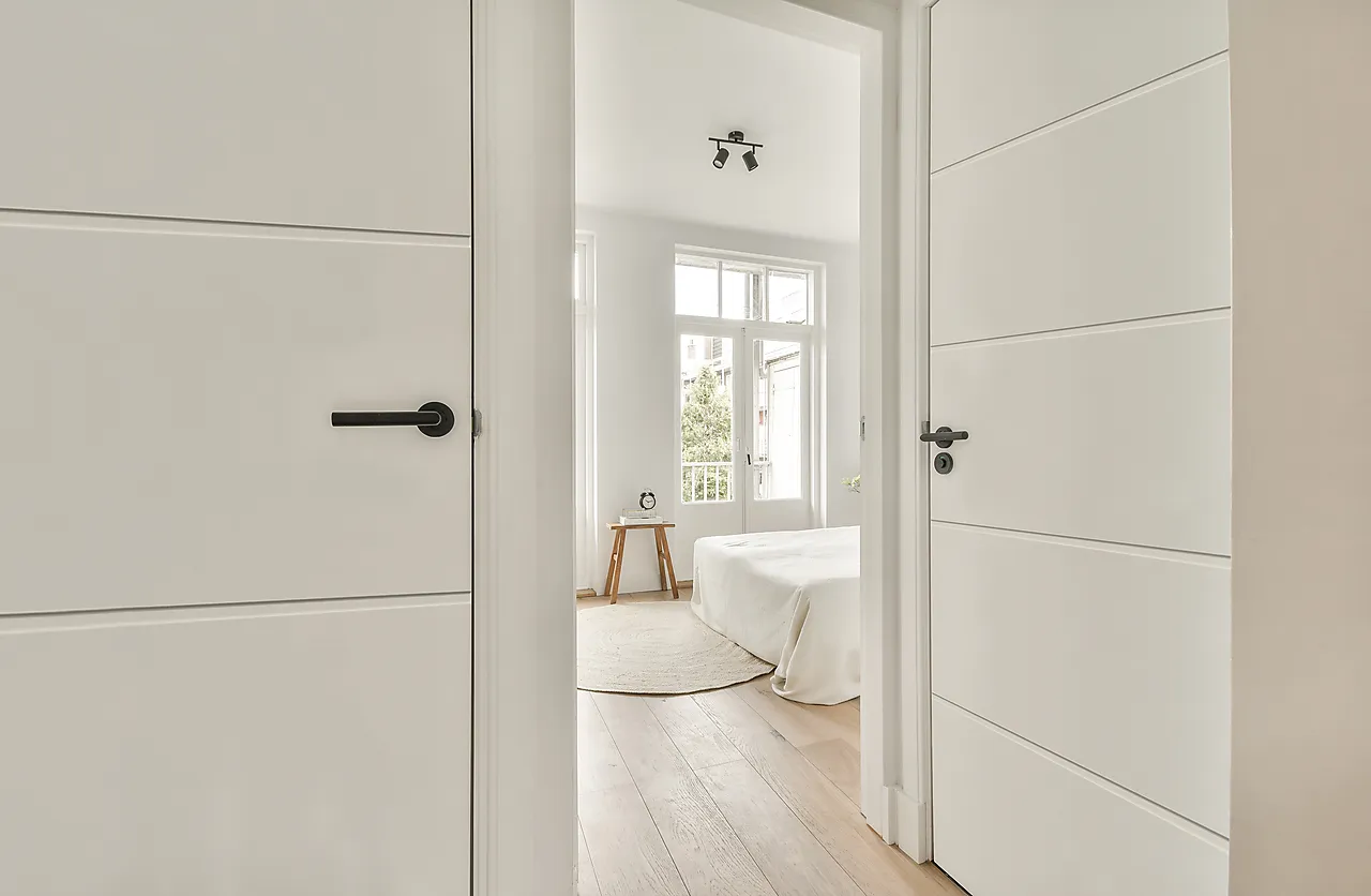 Innerdør Quatro Kompakt hvit 70x190 cm null - 70x190 cm - 3 - Miniatyr