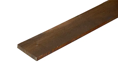 Kledning rektangulær royalimpregnert furu brun 19x123 mm