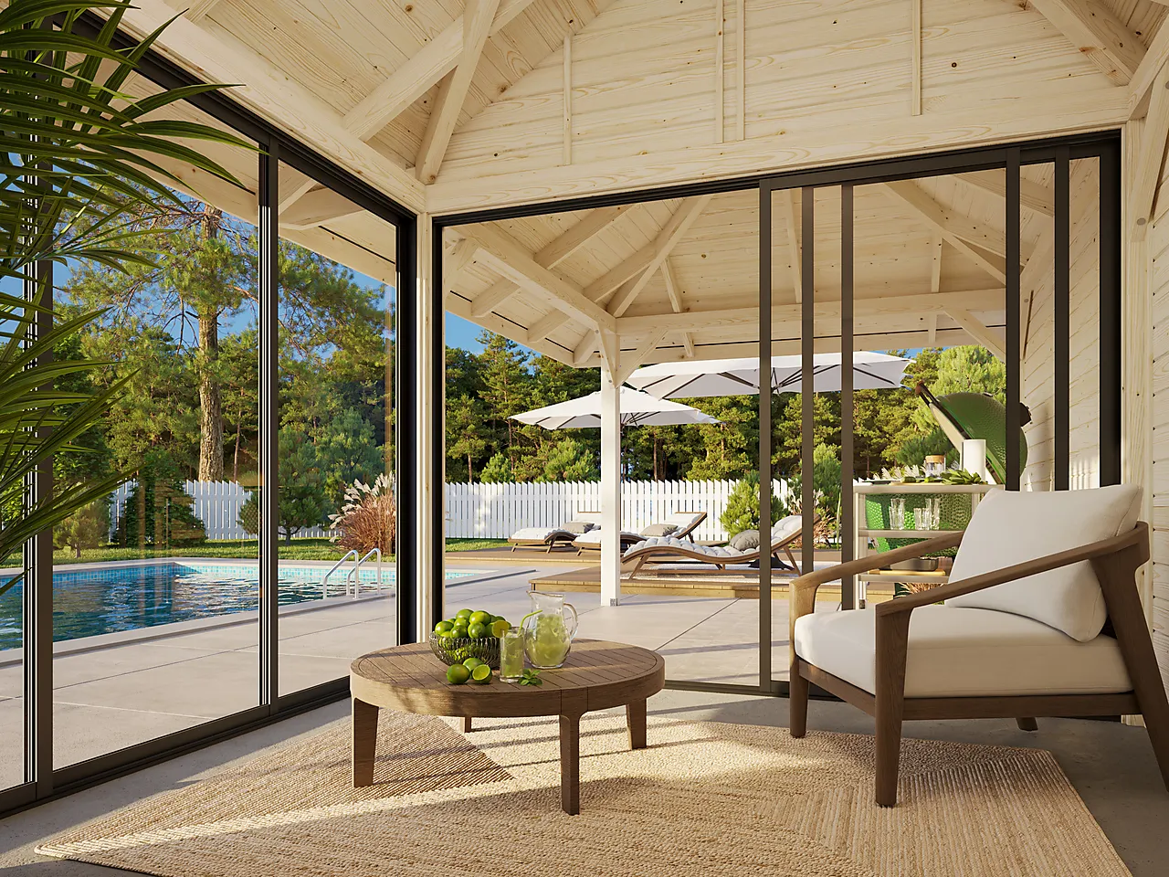 Hagestue Bianca 205 slide 16,6 m2 null - null - 3 - Miniatyr