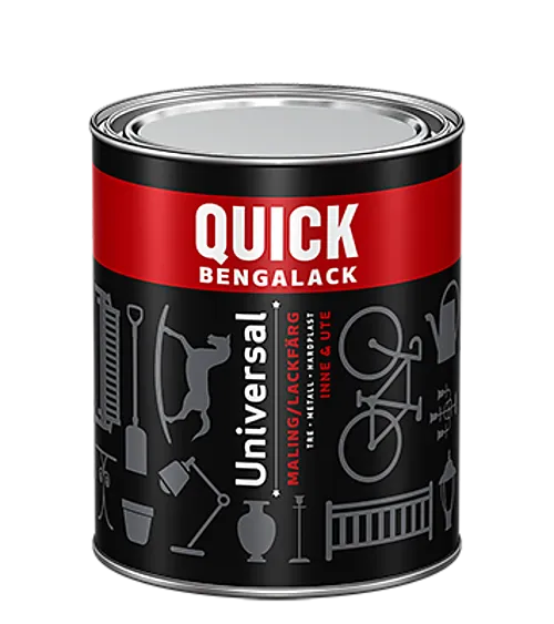 Bengalack universal hvit blank 0,75 liter