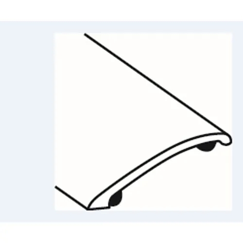 Nivålist nr. 6 rustfri selvklebende 1 m