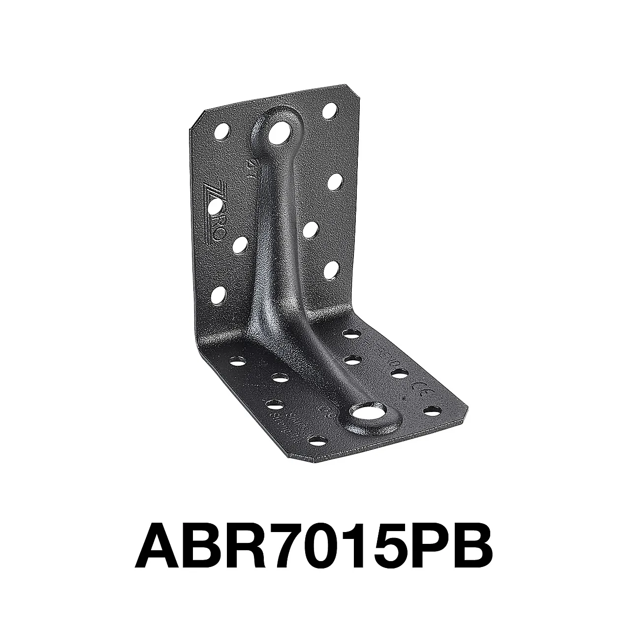 Vinkelbeslag 70x70x55 mm Sort