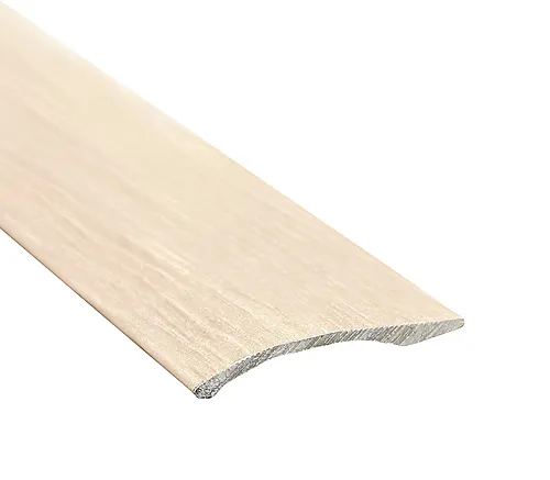 Nivålist nr 6 selvklebende aluminium 1 meter eik sand
