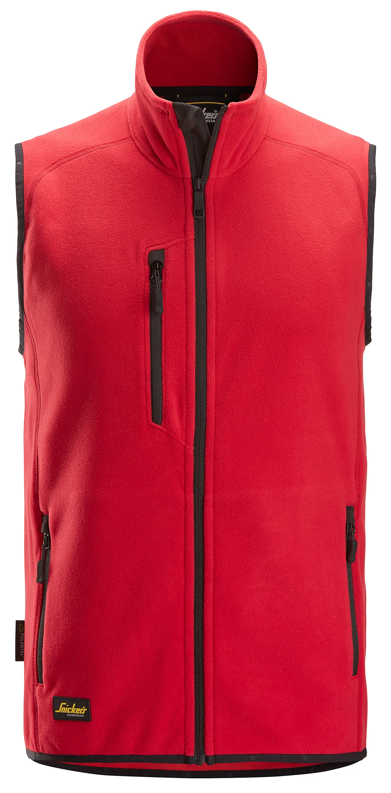 Fleecevest 8424 rød str L